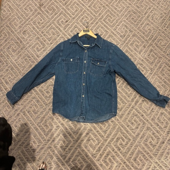 Upcycled Ralph Lauren Denim Shirt – Size Large - Picture 3 of 4